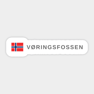 Vøringsfossen Norway Sticker